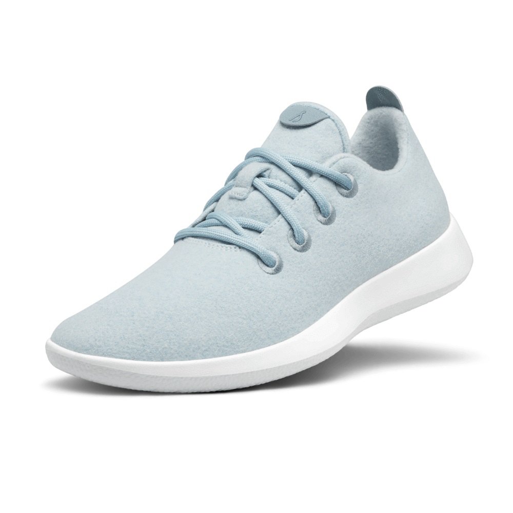 Allbirds Men\'s Wool Runners - Sneakers Blue - EUQ680541